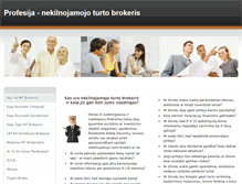 Tablet Screenshot of ntbrokeris.lt